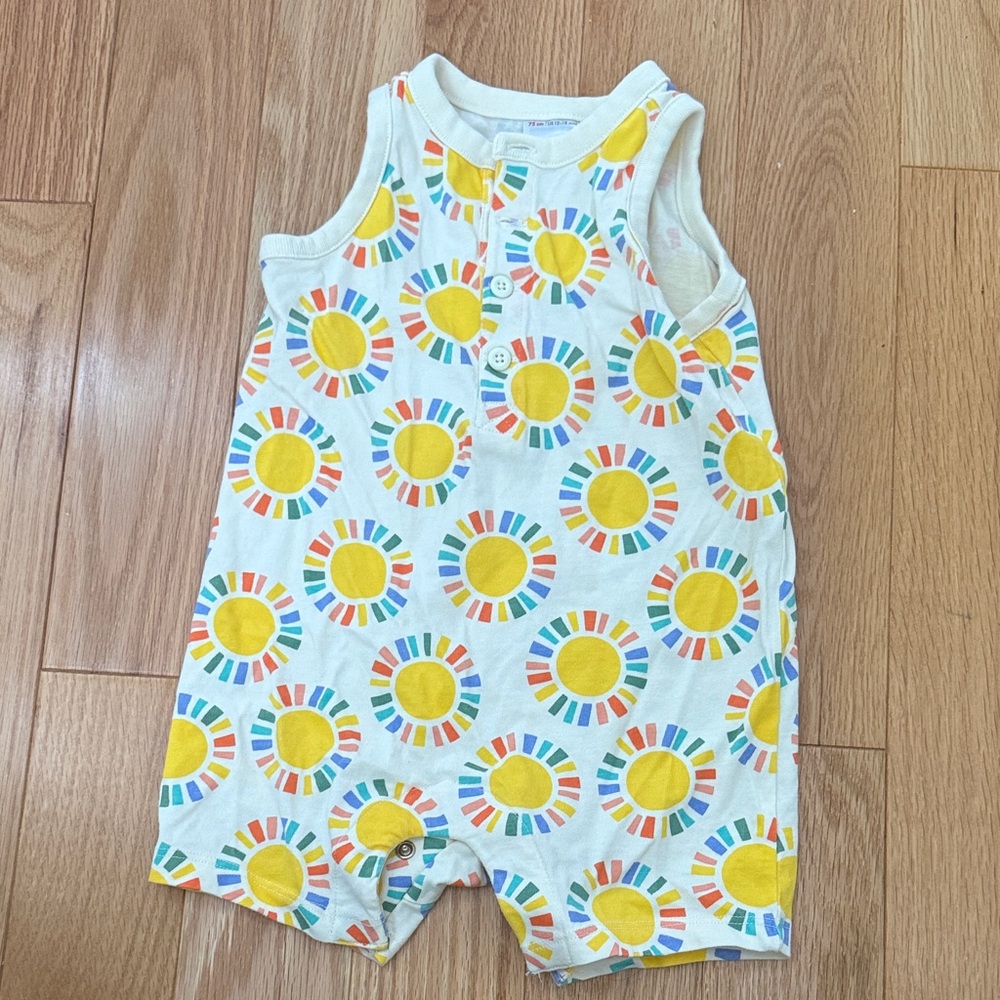 Hanna Andersson Colorful Sunburst One Piece